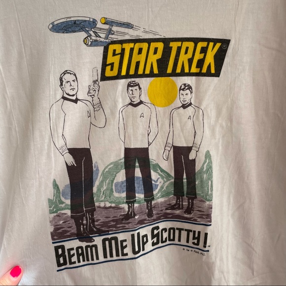 Vintage Star Trek Beam Me Up Scotty T Shirt - Picture 3 of 7